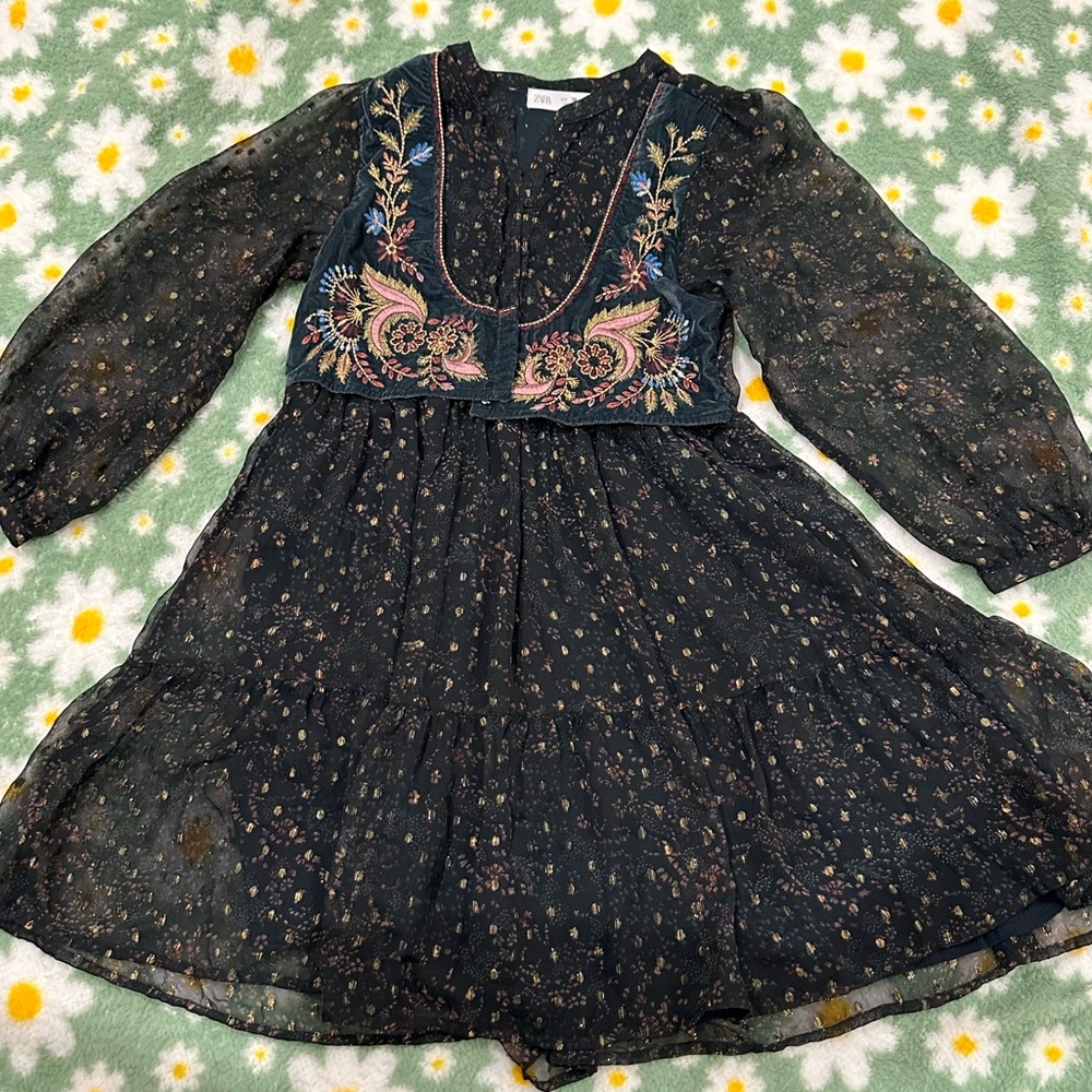 Zara coastal cowgirl dress